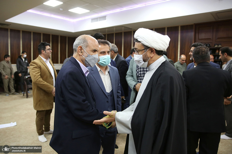دیدار نوروزی رئیس موسسه تنظیم و نشر آثار امام خمینی (س) با کارکنان موسسه