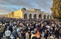 نماز عید فطر در مسجدالاقصی با حضور ۱۲۰ هزار فلسطینی (2)
