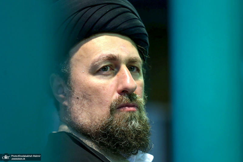 دیدار اعضای حزب مردم‌سالاری با سید حسن خمینی - پرتره سید حسن خمینی