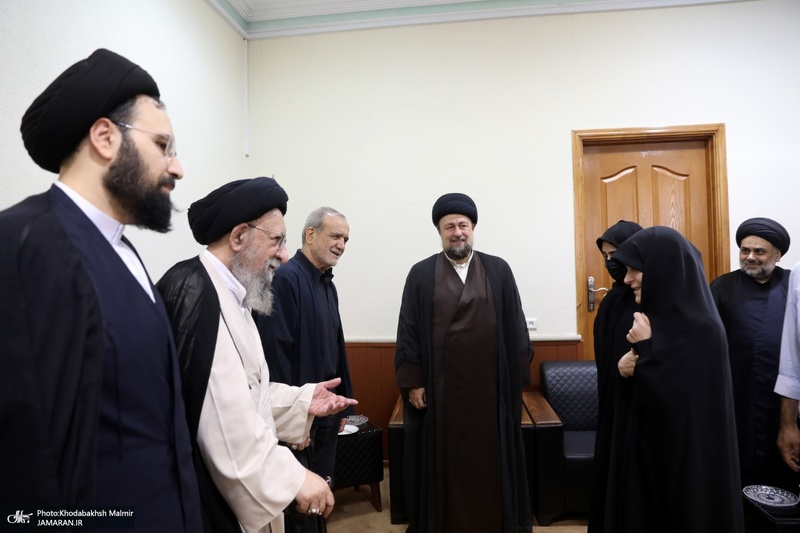 دیدار رئیس جمهوری با آیت الله سید حسن خمینی