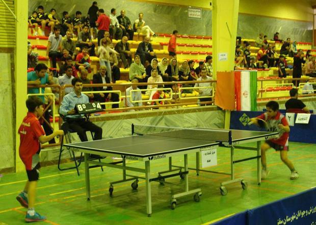 رقابت های تنیس روی میز نونهالان قهرمانی کشور در سقز آغاز شد