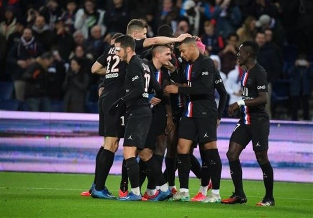 صدرنشینی مقتدرانه پاری‌سن‌ژرمن با برد مقابل لیون در بازی پرگل
