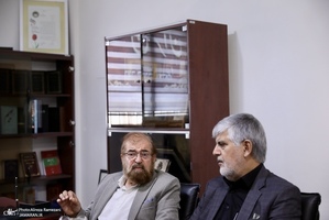 مراسم دیدار مسئول کمیته ادیان الهی ستاد بزرگداشت امام خمینی (ره) با نماینده کلیمیان در مجلس شورای اسلامی و اعضای انجمن