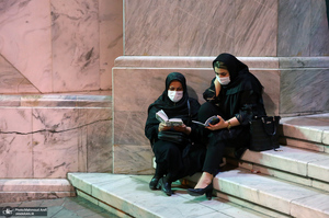 مراسم احیای شب بیست و یکم ماه رمضان در میدان فلسطین