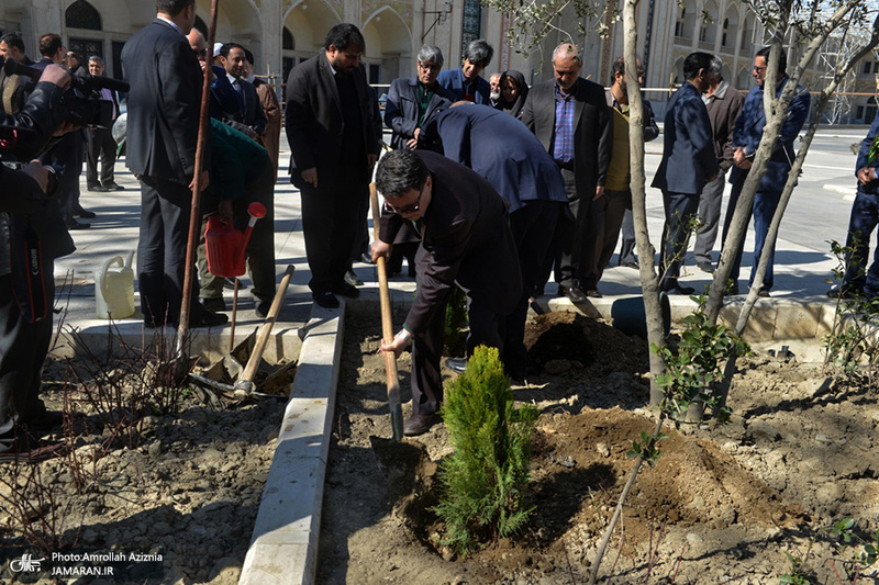 تجدید میثاق مدیران و کارکنان سازمان جنگل ها، مراتع و آبخیزداری کشور با آرمان های حضرت امام(س)