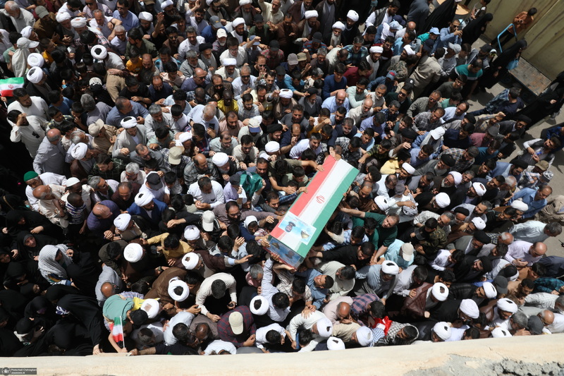 جمعه خشم و نصر و تشییع پنج شهید حمله رژیم صهیونیستی در قم