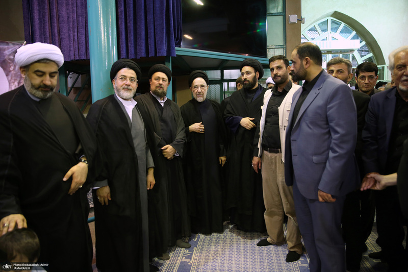 مراسم تشییع مرحوم آیت الله آقای حاج شیخ حسین هاشمیان در حسینیه جماران -2
