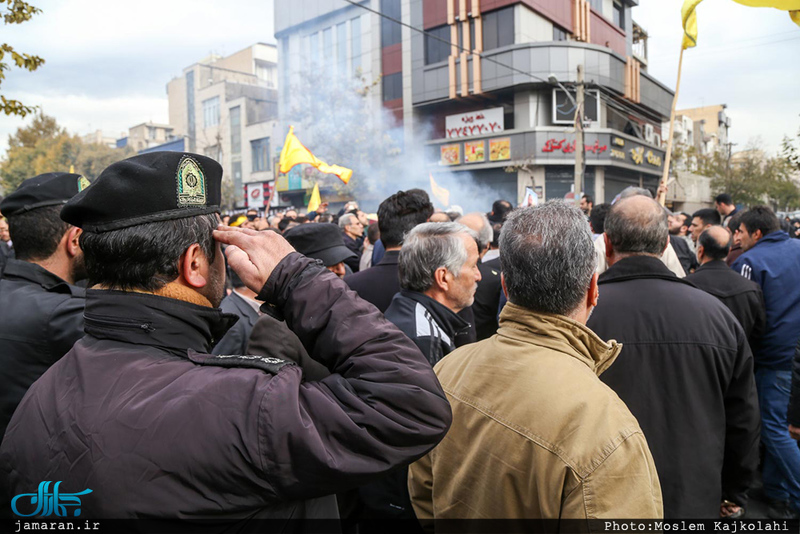 مراسم وداع و تشییع پیکر شهید مدافع حرم حمیدرضا ضیائی