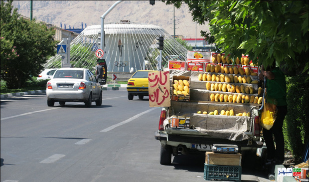 ساماندهی دستفروشان در محورهای منتهی به گرگان