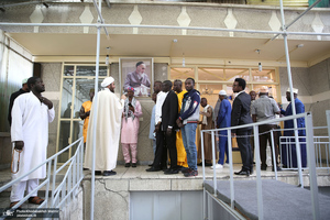 بازدید جمعی از طلاب کشورهای آفریقایی از جماران‎‎