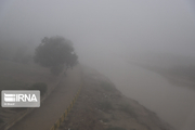 مه شعاع دید را در سه نقطه خوزستان به ۵۰مترکاهش داد