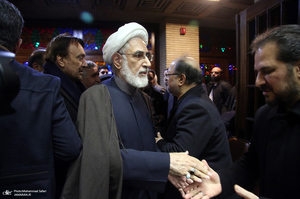 مراسم ترحیم مادر محمد شریعتمداری