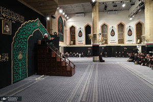 مراسم عزاداری شام شهادت حضرت زهرا(س) در حسینیه امام خمینی