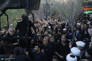 دسته عزاداری شهادت حضرت علی (ع) با حضور آیت‌الله العظمی وحید خراسانی