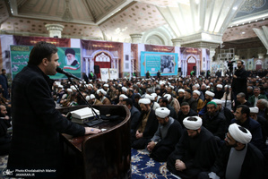 مراسم عزاداری شب شهادت حضرت زهرا (س) در حرم امام خمینی