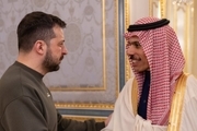 دیدار بن فرحان با زلنسکی در کی‌یف و کمک   410 میلیون دلاری عربستان به اوکراین