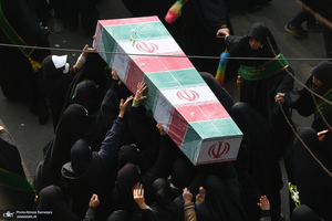 مراسم تشییع 200 شهید گمنام دفاع مقدس در تهران - 4