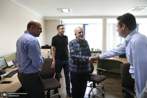 بازدید احمد مسجد جامعی از پایگاه خبری جماران