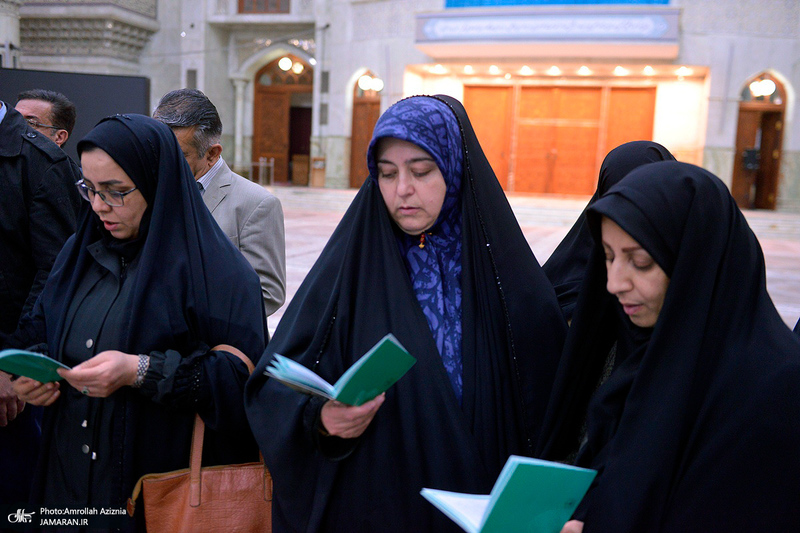 تجدید میثاق فرماندهان بسیج و کارکنان واحدهای دانشگاه آزاد با آرمان حضرت امام خمینی (س)