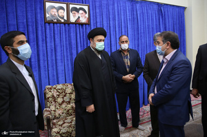 دیدار اعضای شورای عالی و هیات رئیسه سازمان نظام پرستاری با سید حسن خمینی