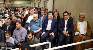 دیدار مسئولان نظام و سفرای کشورهای اسلامی با رهبر معظم انقلاب