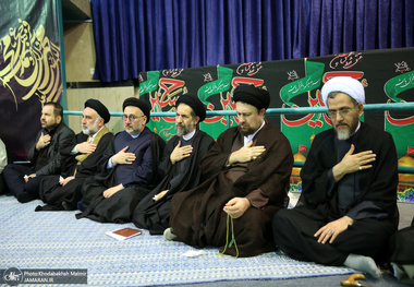 مراسم سوگواری آخر ماه صفر در حسینیه جماران