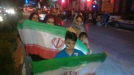 جشن و پایکوبی مردم اهواز پس از صعود تیم ملی فوتبال به جام جهانی 2018 روسیه