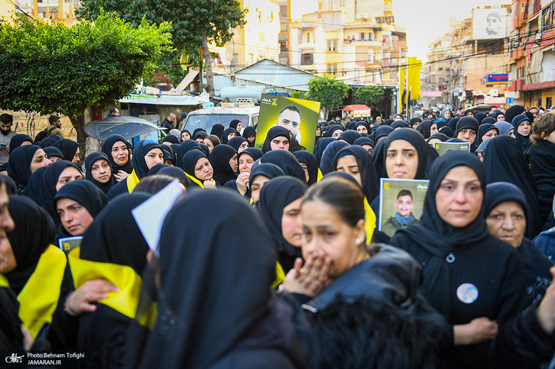 تشییع پیکر دو شهید حزب الله لبنان