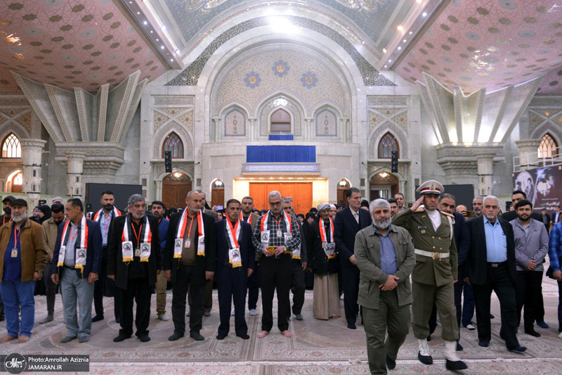 تجدید میثاق خانواده شهدای رسانه محمور مقاومت با آرمان های حضرت امام