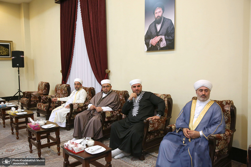 دیدارجمعی از علمای اهل سنت کشور سوریه با سید حسن خمینی