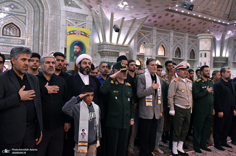 مراسم تجدید میثاق سازمان بسیج دانش آموزی با آرمان های امام خمینی (س)
