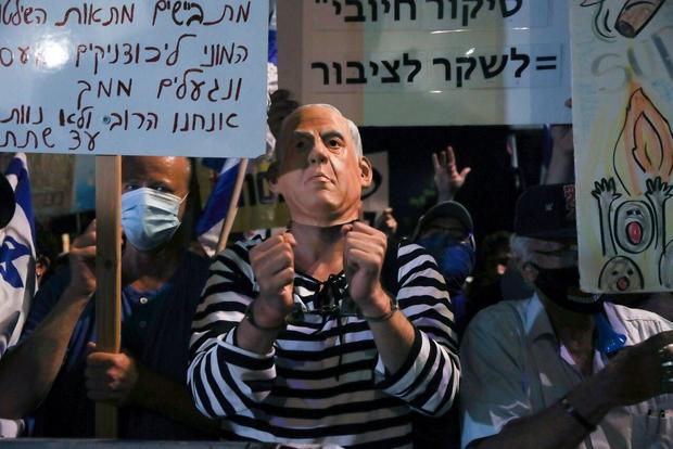 تظاهرات در فلسطین اشغالی علیه نتانیاهو 