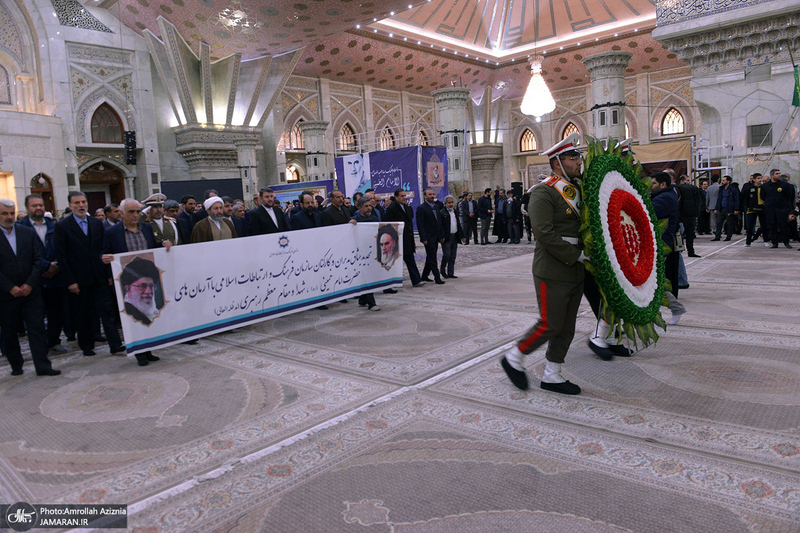 تجدید میثاق رئیس، مدیران و کارکنان سازمان فرهنگ و ارتباطات اسلامی با آرمان های حضرت امام (س)