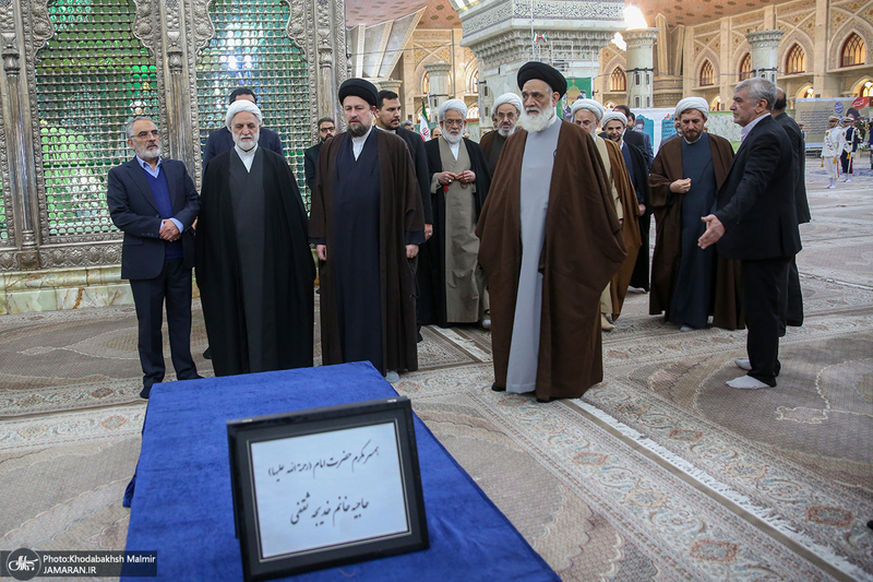 تجدید میثاق رئیس قوه قضاییه و جمعی از اعضای دستگاه قضا با آرمان های حضرت امام خمینی (س)-2