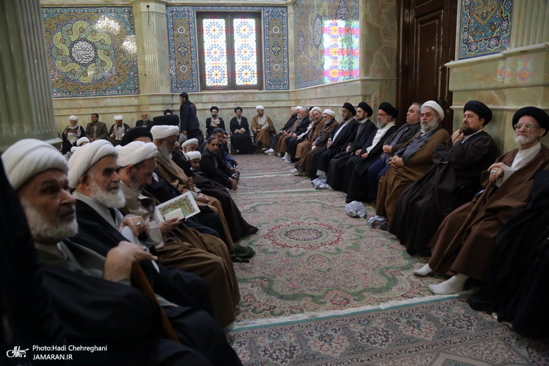 مراسم تشییع و خاکسپاری حجت الاسلام والمسلمین حاج شیخ عباس صالحی منش(ره)