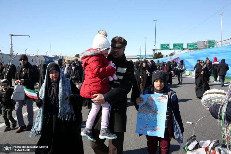 مراسم چهل‌ویکمین سالگرد پیروزی انقلاب اسلامی در میدان آزادی