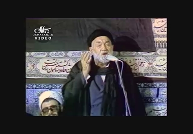 روضه خوانی مرحوم کوثری در حضور امام خمینی(س) در حسینیه جماران