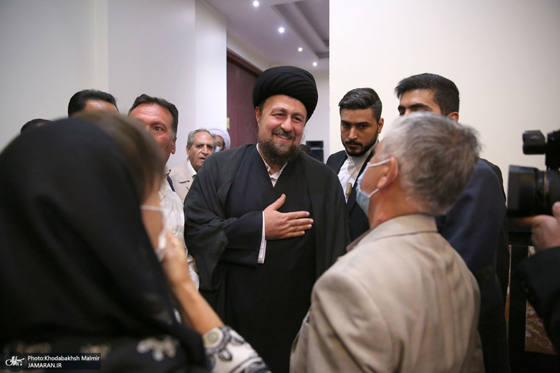 دیدار جمعی از نمایندگان پیروان ادیان الهی با سید حسن خمینی