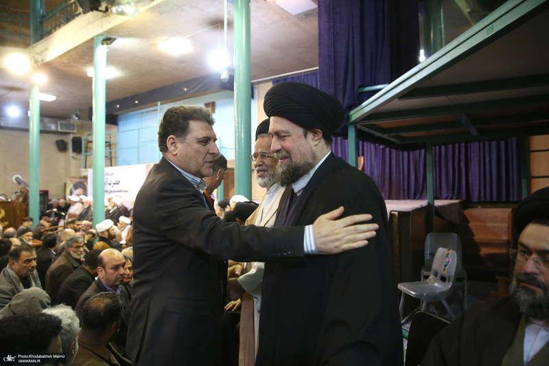 مراسم سالگرد رحلت آیت‌الله سید محمد موسوی بجنوردی در حسینیه جماران  -2