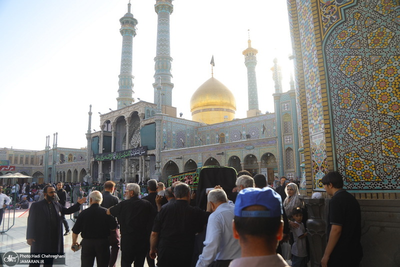 مراسم تشییع همسر مرحوم آیت الله راستی کاشانی (ره)