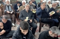 مراسم احیای شب بیست و سوم ماه رمضان در دفتر حضرت آیت الله العظمی صانعی + تصاویر