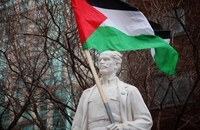 تظاهرات همبستگی با فلسطینی ها در مونترال کانادا (2)