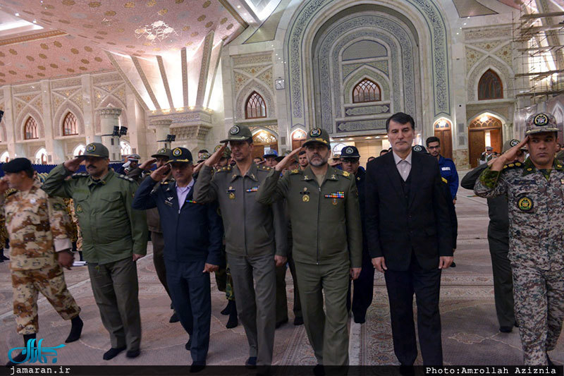 تجدید میثاق ورزشکاران ارتش با آرمان های حضرت امام خمینی(س)