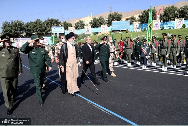 مراسم دانش آموختگی دانشجویان دانشگاه افسری با حضور رهبر معظم انقلاب