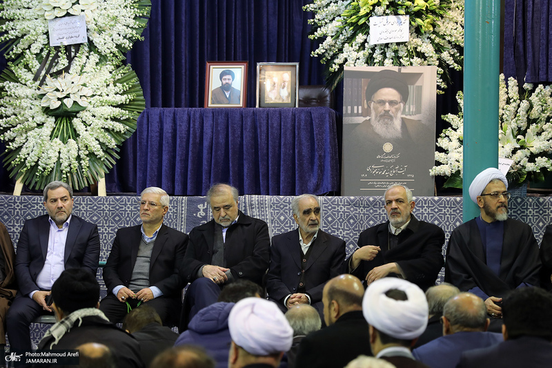 مراسم بزرگداشت آیت الله موسوی بجنوردی (ره) در حسینیه جماران - 1