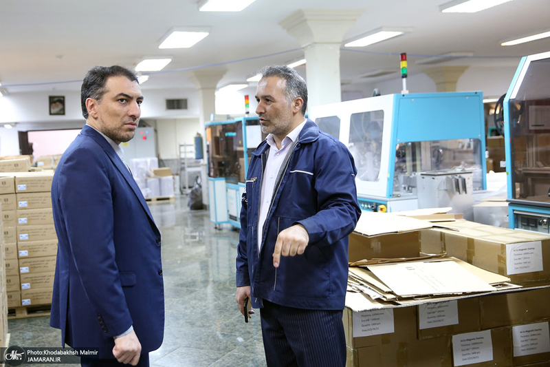بازدید رئیس موسسه تنظیم و نشر آثار امام خمینی(س) از شرکت چاپ و نشر بانک ملی