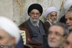 مراسم چهلم شهیدان لاریجانی در حرم مطهر حضرت معصومه (س)