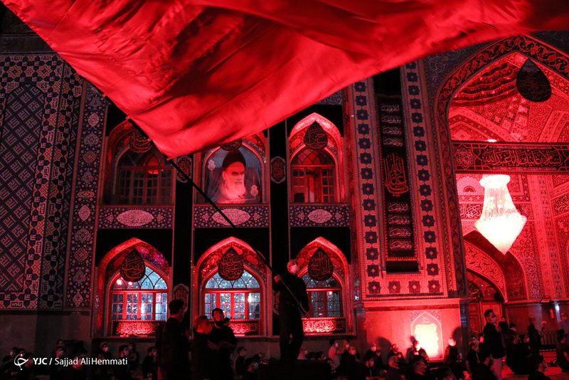 عزاداری شب اول محرم در امام زاده صالح و مسجد ارک تهران 