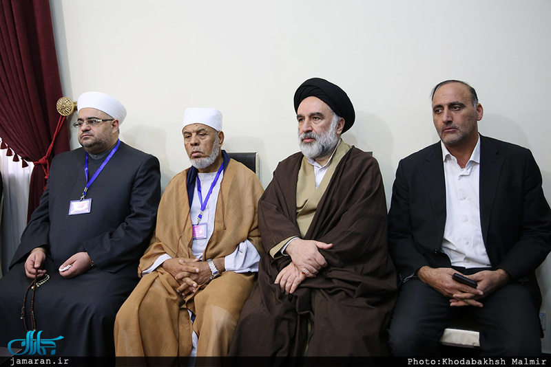 دیدار میهمانان کنفرانس وحدت اسلامی با سید حسن خمینی