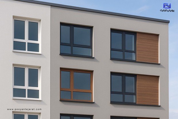 انواع رنگ‌بندی پروفیل UPVC و تأثیر آن در دکوراسیون